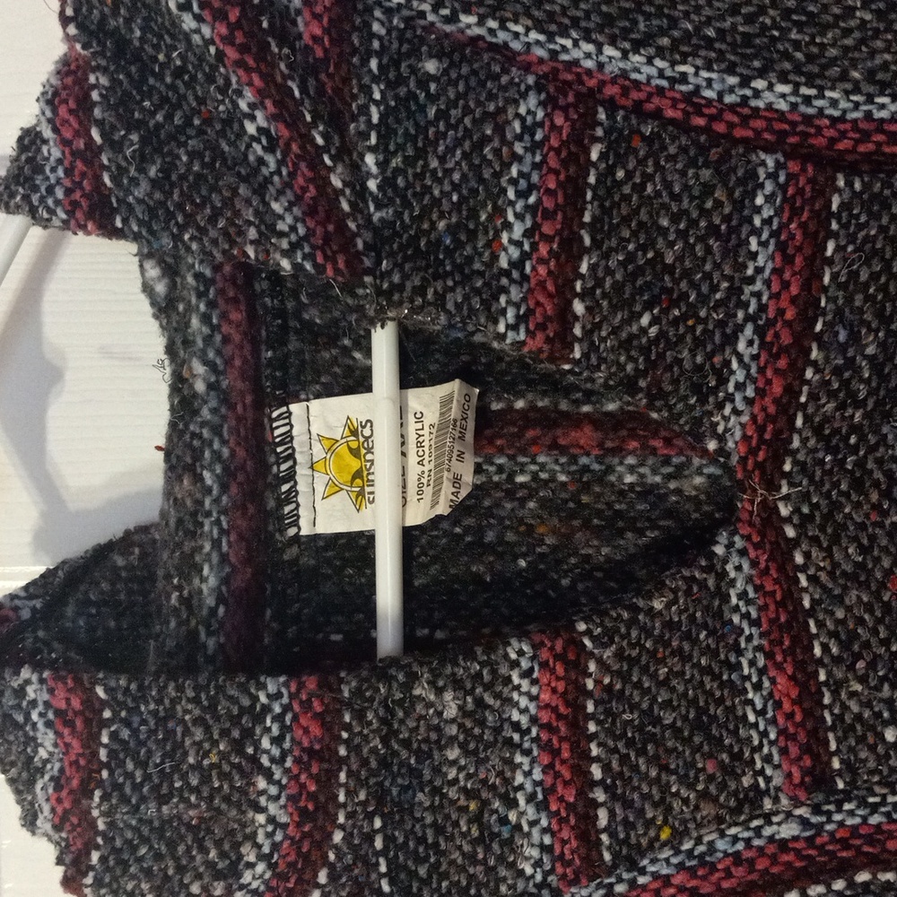 Men's Gray and Red Baja Hoodie - Picture 3 of 6